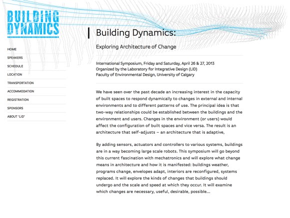 Building Dynamics Symposium
